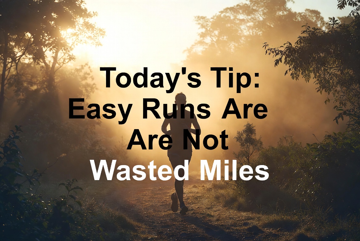 Today's Tip: Easy Runs Are Not Wasted Miles