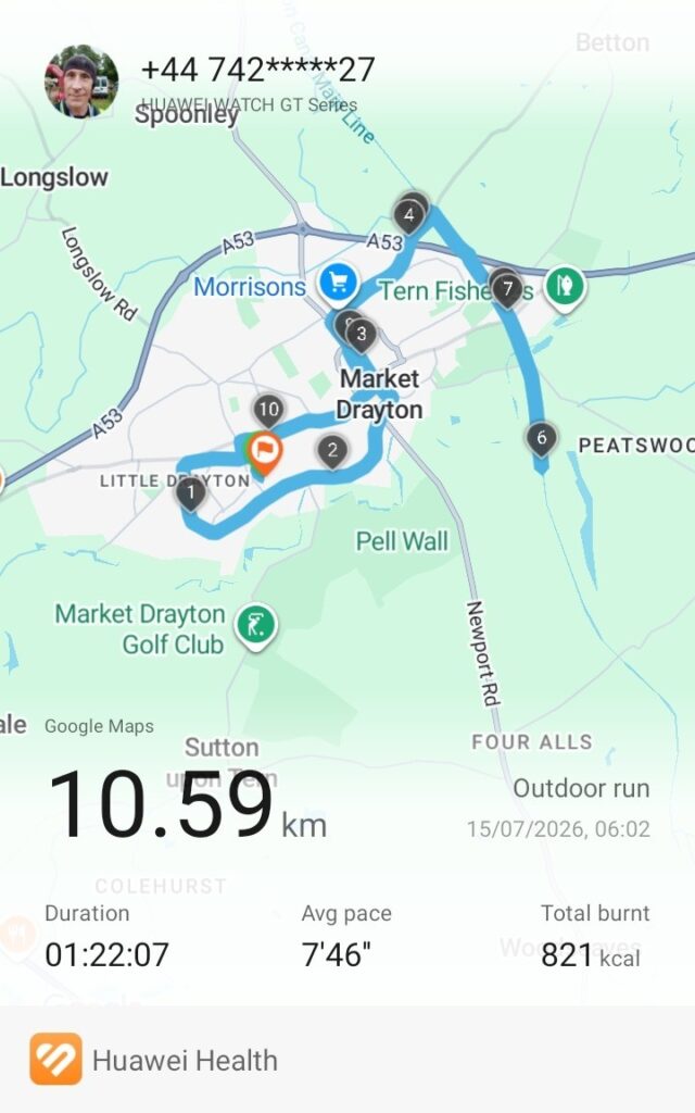 Progressive Run Training Session