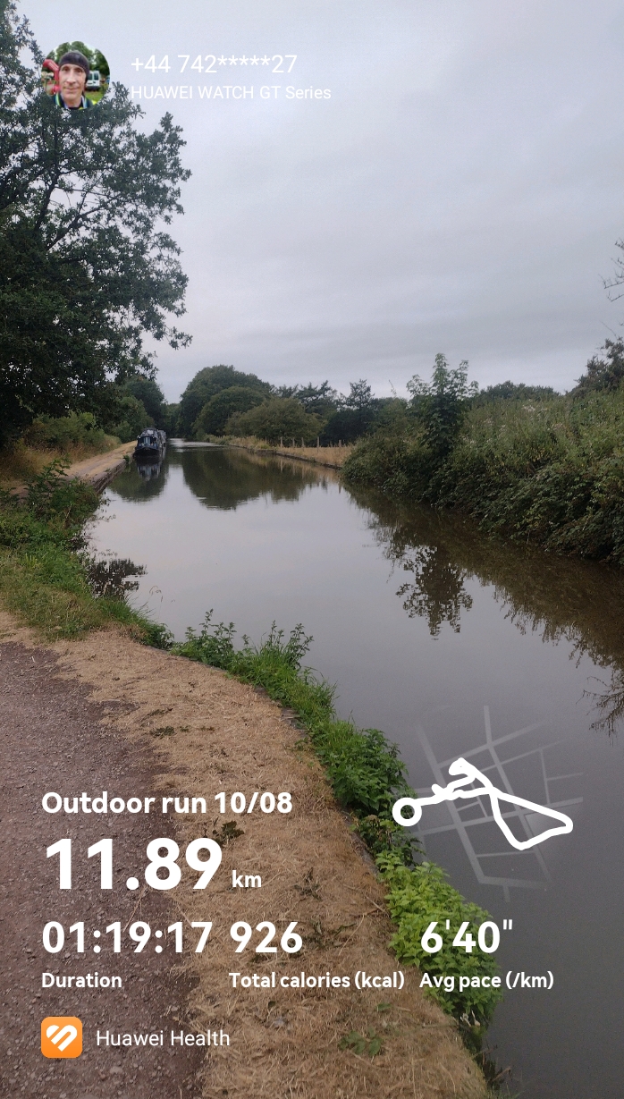 11.89 km Walk, Jog and Run Workout: Morning Session