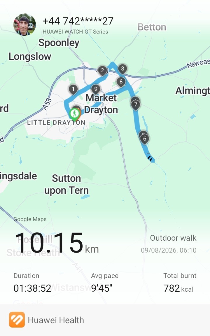 10.15 km Morning Walk: A Strong Endurance Session